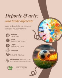 Deporte & arte: una tarde diferente