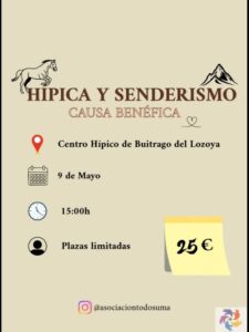 HÍPICA Y SENDERISMO · CAUSA BENÉFICA